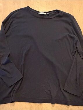 Vineyard Vines Men's Long-Sleeve Crew Tee - Black Size 2x